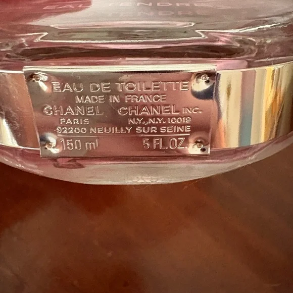 Chanel Chance Eau Tendre Perfume 5 fl oz. - Picture 3 of 3